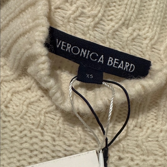 Veronica Beard Viori Wool-Blend Striped Sweater - Picture 3 of 10